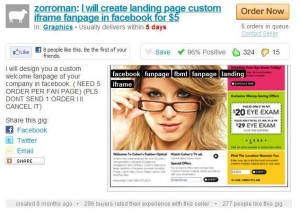 fiverr outsoource guide- facebook iframe fanpage