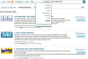 linkedin groups - how to find open networker group to join